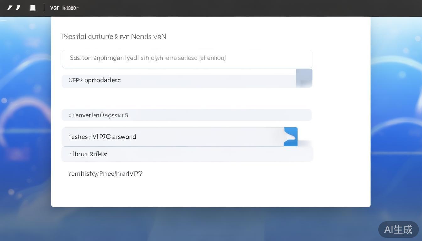 填写VPN信息：在弹出的窗口中，输入VPN提供商名